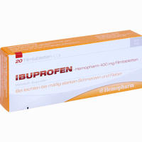 Ibuprofen- Hemopharm 400mg Filmtabletten 20 Stück