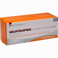 Ibuprofen- Hemopharm 400mg Filmtabletten 50 Stück