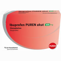 Ibuprofen Puren Akut 400 Mg Filmtabletten 20 Stück