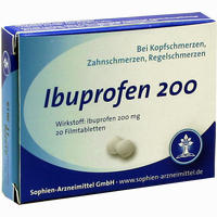 Ibuprofen Sophien 200 Filmtabletten 20 Stück