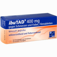 Ibutad 400mg gegen Schmerzen und Fieber Filmtabletten 50 Stück
