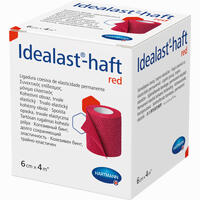 Idealast- Haft Color Binde 6cmx4m Rot 1 Stück