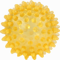 Igelball 6cm Orange- Transparent 1 Stück