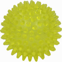 Igelball 8cm Gelb- Transparent 1 Stück
