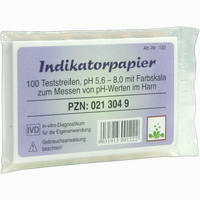 Indikatorpapier Teststreifen 100 Stück