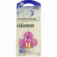 Inhalationssauger Kiefernorthopädisch Latex Pink 0- 6 Monate 1 Stück
