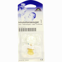 Inhalationssauger Kiefernorthopädisch Latex Weiß 0- 6 Monate 1 Stück