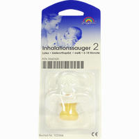 Inhalationssauger Kiefernorthopädisch Latex Weiß 6- 18 Monate 1 Stück