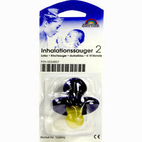 Inhalationssauger Kirschsauger 2 Aus Latex 6- 18 Monate Dunkelblau 1 Stück