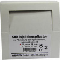 Injektionspflaster 38x12mm 500 Stück