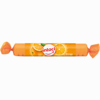 Intact Traubenzucker Orange Rolle Bonbon 1 Stück
