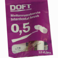 Interdentalbürste 0.5 mit Wechselgriff Doft Zahnbürste 12 Stück