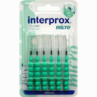 Interprox Reg Micro Grün Interdentalbürste Blister Zahnbürste 6 Stück