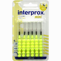 Interprox Reg Mini Gelb Interdentalbürste Blister Zahnbürste 6 Stück