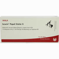 Iscucin Populi Stärke G Ampullen 10 x 1 ml