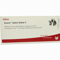 Iscucin Salicis Stärke F Ampullen 10 x 1 ml