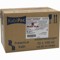 Isotone Kochsalzlösung 0. 9% 100ml Halbgefüllt Iff 10 x 50 ml