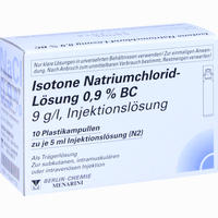 Isotone Nacl Lösung 0.9% Bc Plastik Injektionslösung 10 x 5 ml
