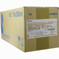 Isotonische Kochsalz 0.9% Infusionslösung 10 x 250 ml