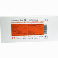 Isotonische Natriumchlorid- Lösung 0.9% Eifelfango Ampullen 10 x 10 ml