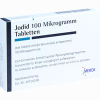Jodid 100 Tabletten 100 Stück