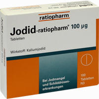 Jodid- Ratiopharm 100 Ug Tabletten 100 Stück