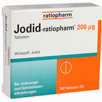Jodid- Ratiopharm 200ug Tabletten 100 Stück