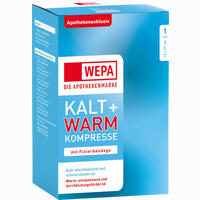 Kalt Warm Kompresse 12x29cm mit Fixierband 1 Stück