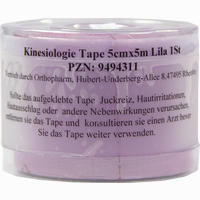 Kinesiologie Tape 5cmx5m Lila 1 Stück