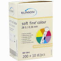 Klinion Soft Fine Colour 28g Lanzetten 210 Stück