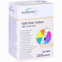 Klinion Soft Fine Colour 30g Lanzetten 210 Stück