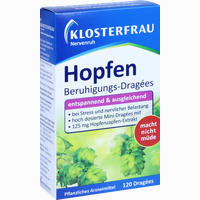 Klosterfrau Hopfen Beruhigungs- Dragees Nervenruh 120 Stück