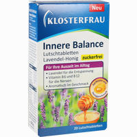 Klosterfrau Innere Balance Lt Lavendel- Honig Lutschtabletten 20 Stück