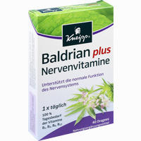 Kneipp Baldrian Plus Nervenvitamine Dragees 40 Stück