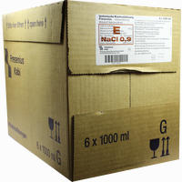 Kochsalz 0.9% Isoton Gl Infusionslösung Fresenius Kabi 6X1000 ml