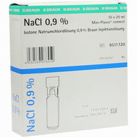 Kochsalzlösung 0.9% Mini- Plasco Connect Ampullen 10 x 20 ml