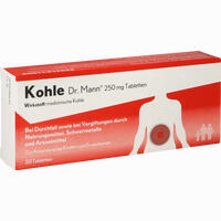 Kohle Dr. Mann 250mg Tabletten 20 Stück