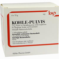 Kohle- Pulvis Pulver 4 x 10 g