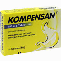 Kompensan 340mg Tabletten Johnson & johnson 20 Stück