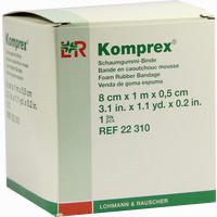Komprex Schaumg 1mx8cm Stärke 0.5 Binde 1 Stück