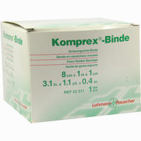 Komprex Schaumg 1mx8cm Stärke 1 Binde 1 Stück