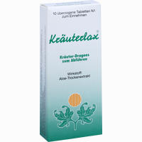Kräuterlax Dr. Henk 15 Mg Kräuter- Dragees 10 Stück