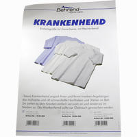 Krankenhemd Kochfest Weiß 1 Stück