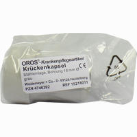 Krückenkapsel 18mm Stahleinlage 1 Stück