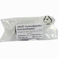 Krückenkapsel Gr 5 0 8mm Schwarz 1 Stück