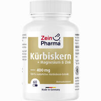 Kürbiskern Plus Zink + Magnesium Kapseln 60 Stück