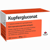 Kupfergluconat Tabletten 100 Stück
