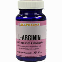 L- Arginin 500mg Gph Kapseln 60 Stück