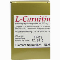 L- Carnitin 1 X 1 Pro Tag Kapseln 45 Stück