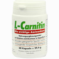 L Carnitin Kapseln Pharma Peter 60 Stück